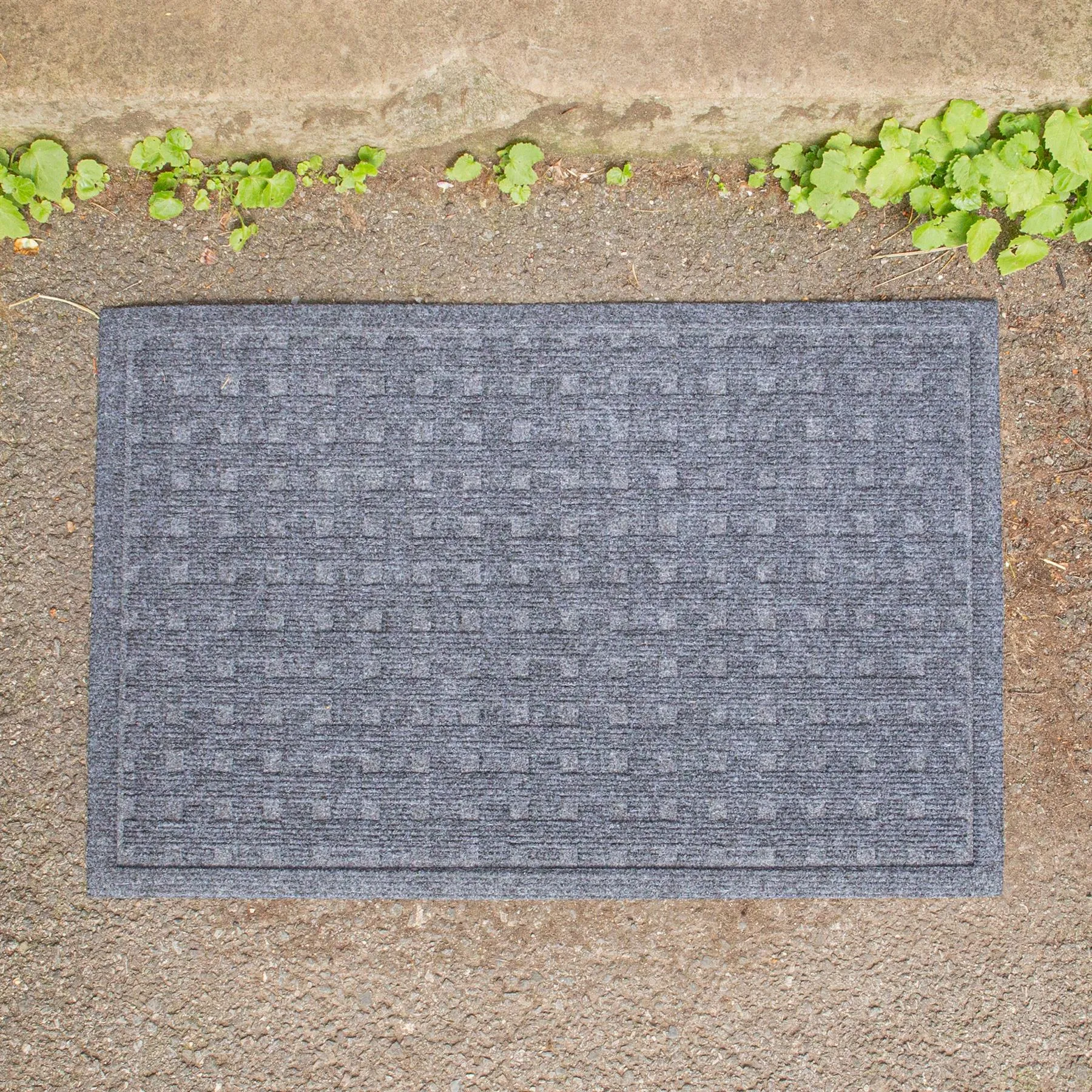 60cm x 40cm Heavy Duty Dirt Trapper Door Mat - By Nicola Spring