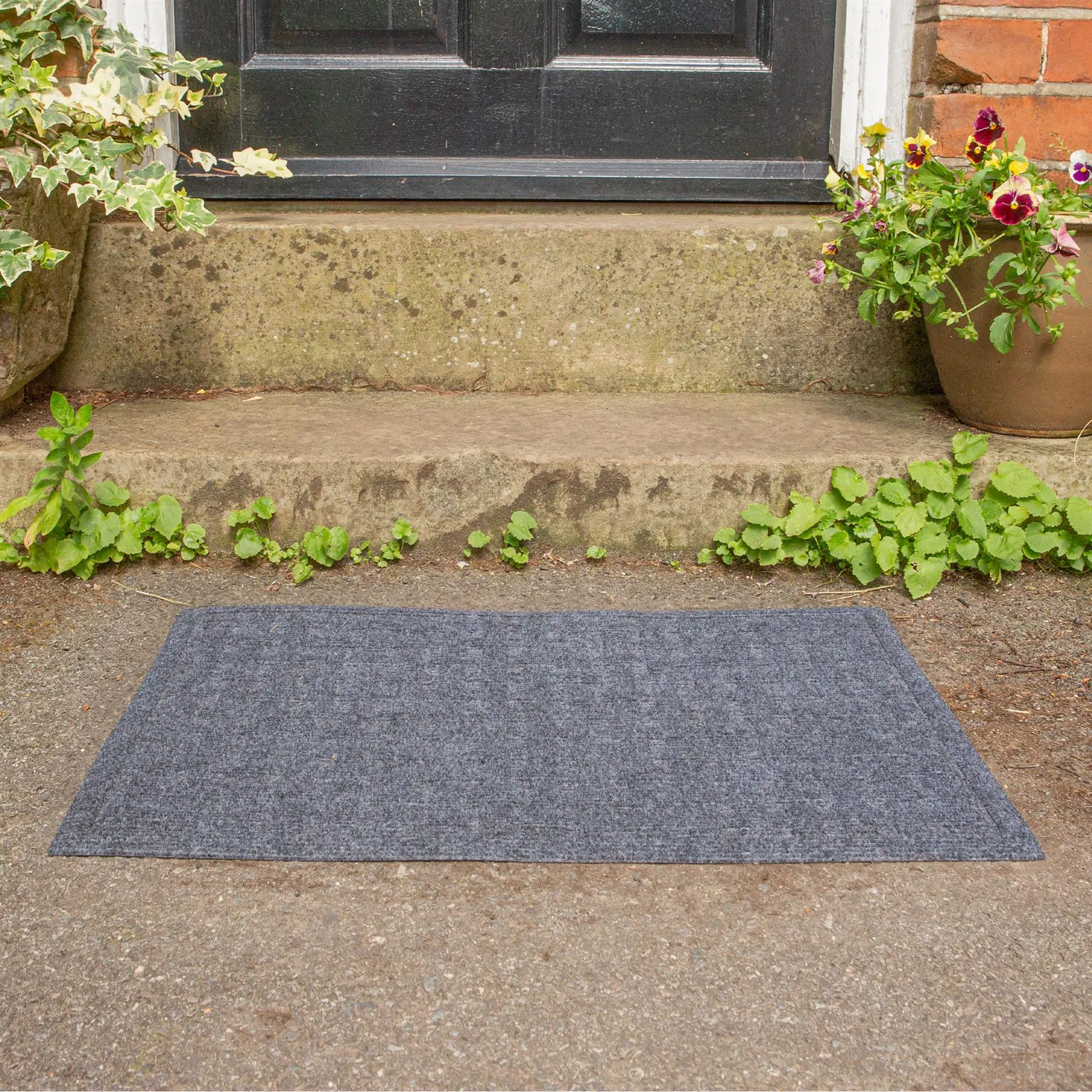 60cm x 40cm Heavy Duty Dirt Trapper Door Mat - By Nicola Spring