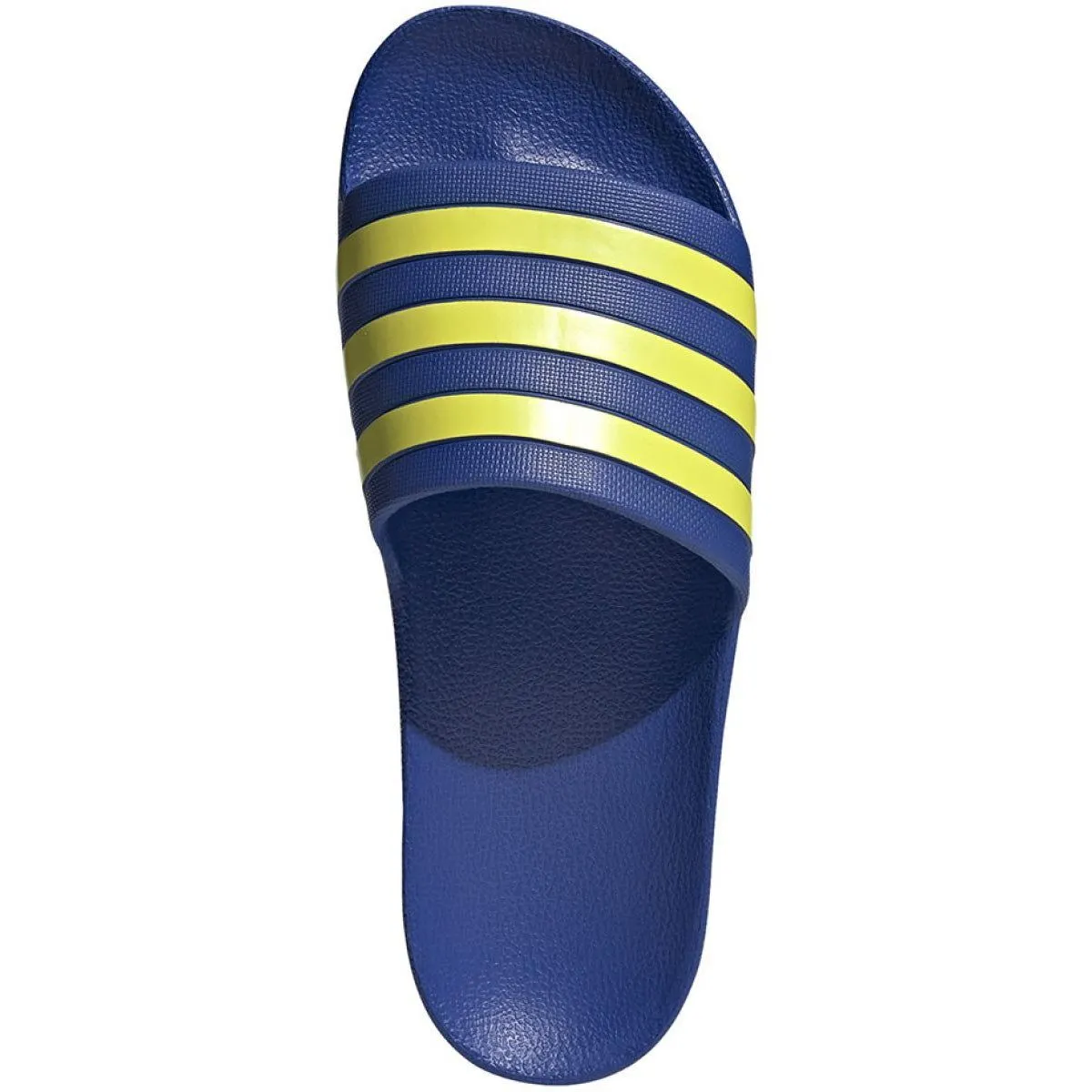 adidas Adilette Aqua Slides - Blue/Yellow