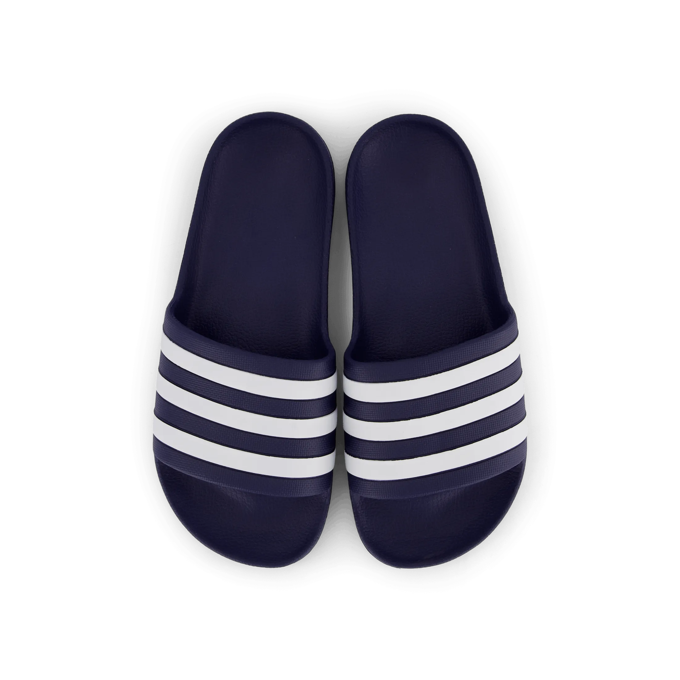 Adilette Aqua Slides Dark Blue / Cloud White / Dark Blue