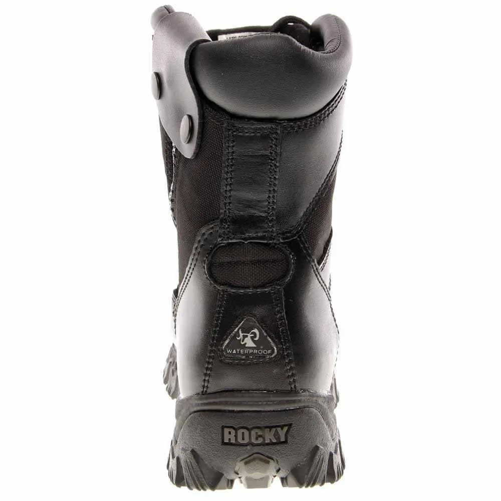 Alpha Force 8 inch Waterproof Zipper Boots