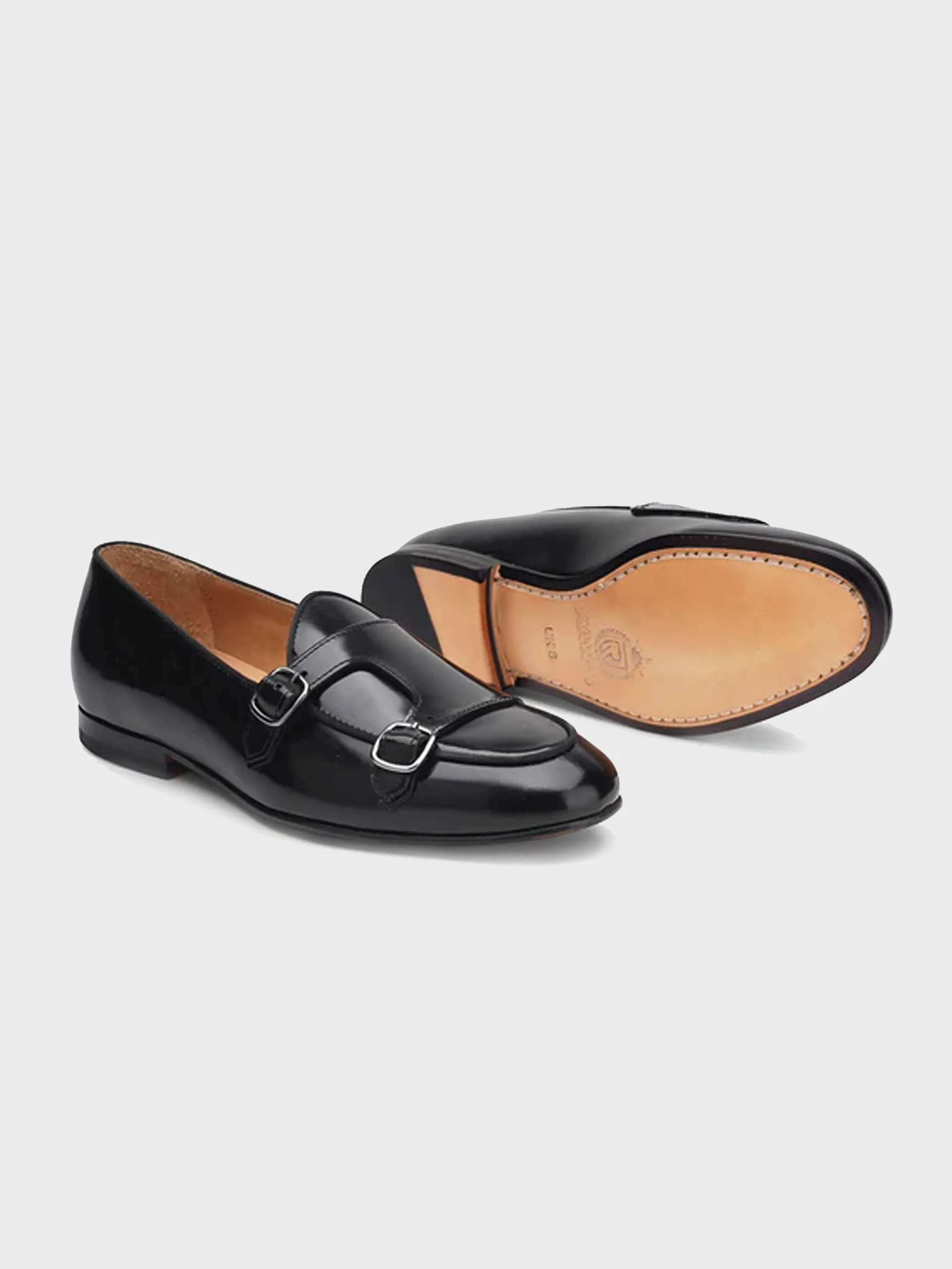 ANDIE MONK LOAFER - BRUSH OFF BLACK