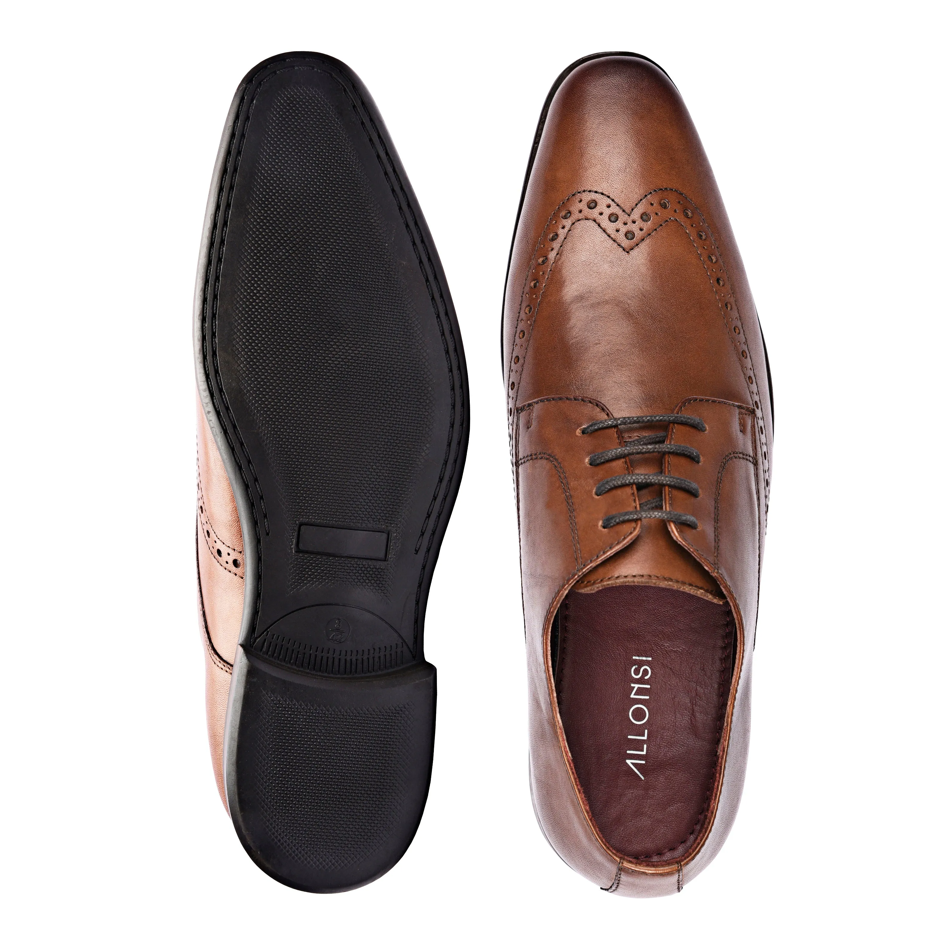 Andre Classic Wingtip Derby Dress Shoes