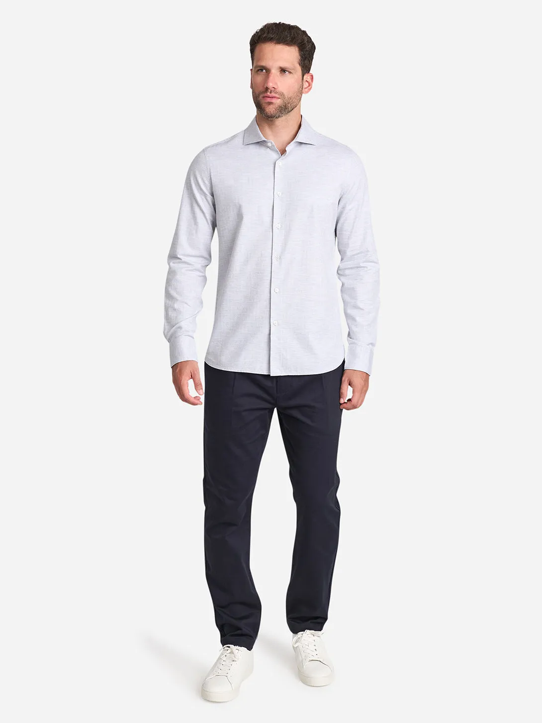 Arthur Heather Herringbone Shirt