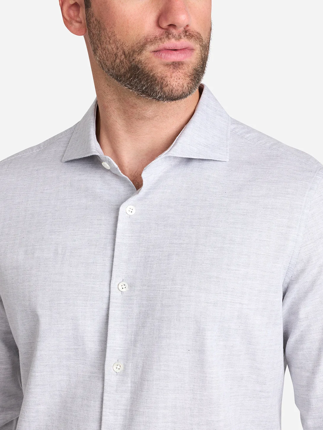 Arthur Heather Herringbone Shirt