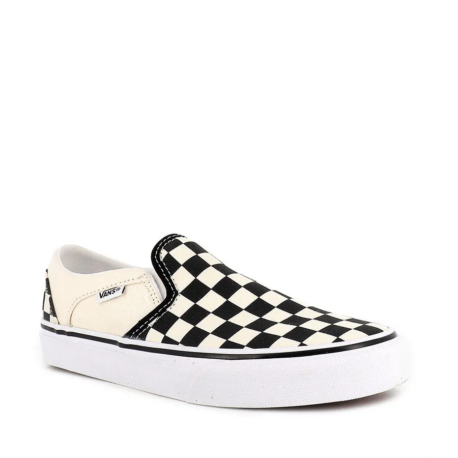 ASHER CANVAS CHECKERBOARD (L) - BLACK/WHITE