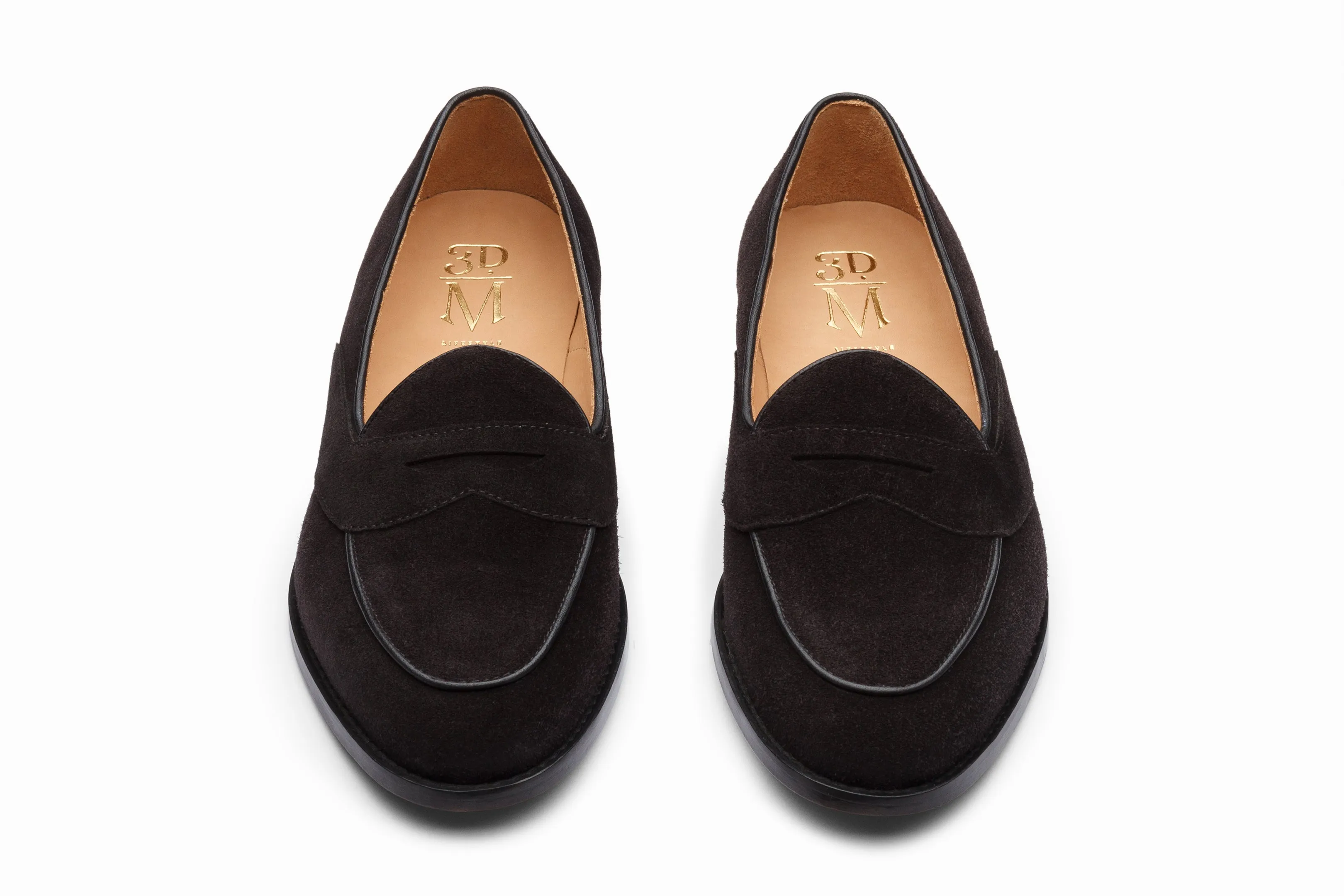 Belgian Loafers - Black Suede