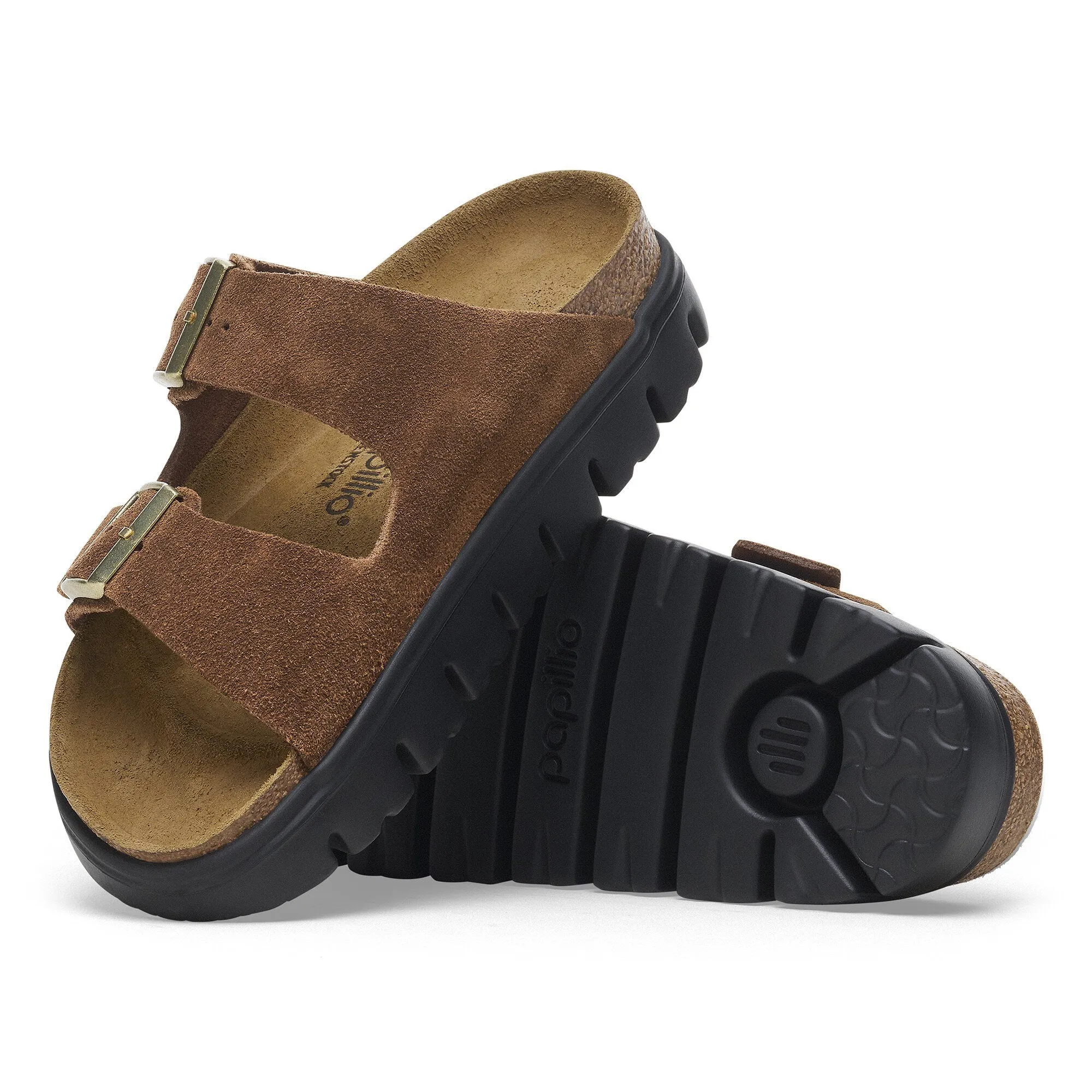 Birkenstock Arizona Platform - DARK TEA