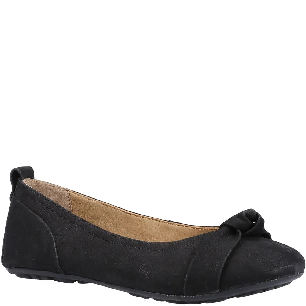 Black Jada Knot Ballerinas