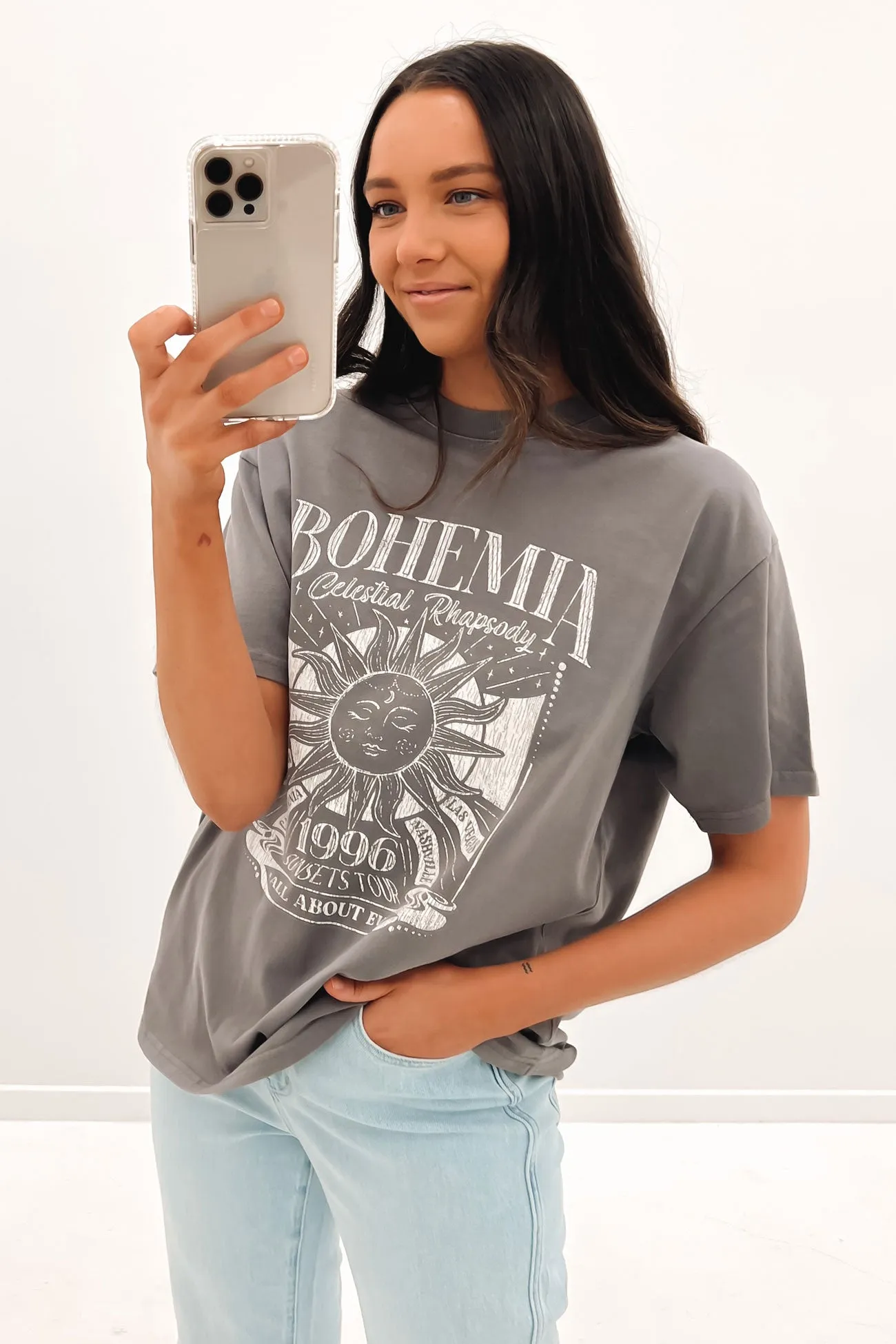 Bohemia Rhapsody Tee Charcoal