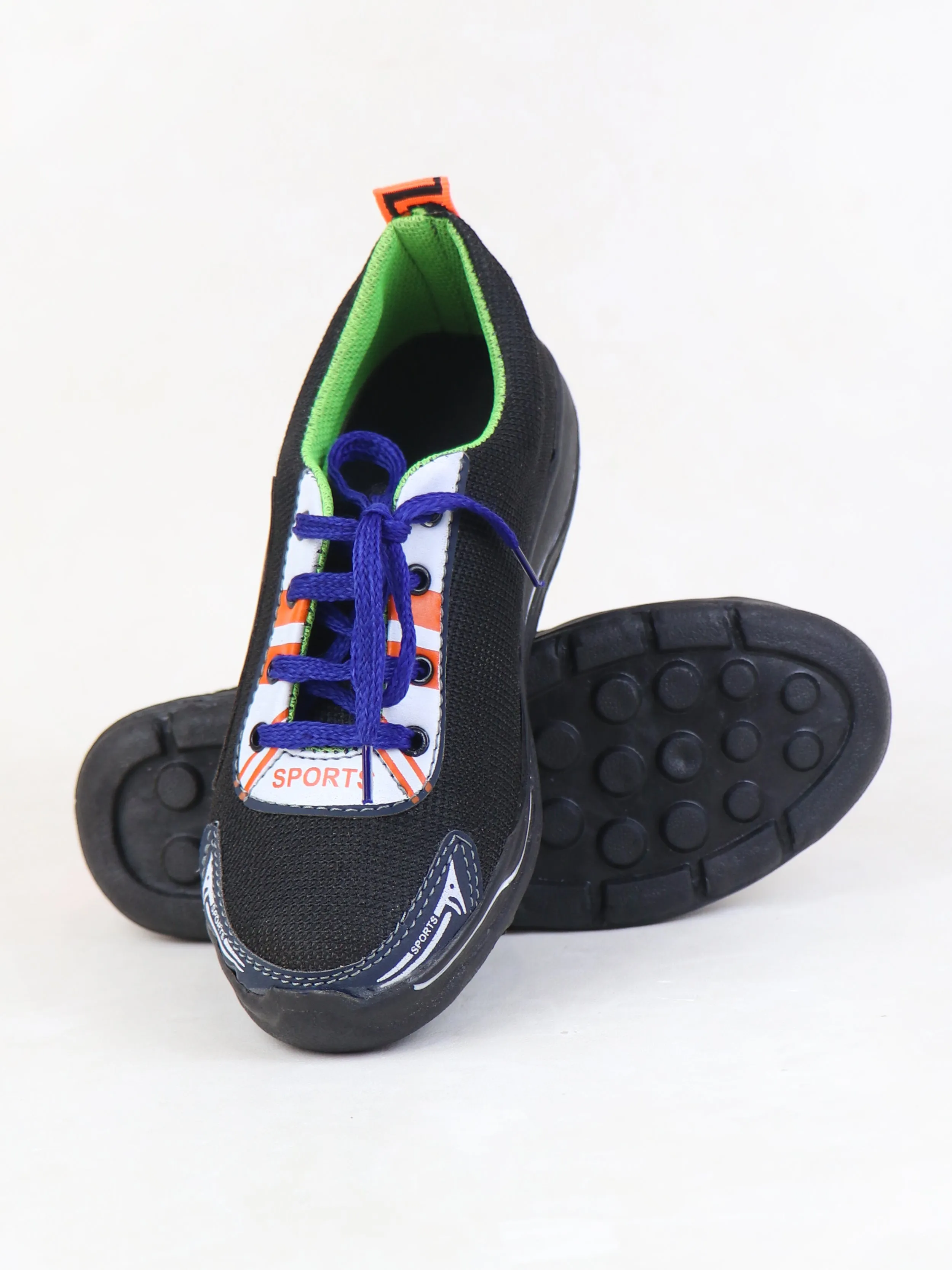 BS47 Boys Jogger Shoes 8Yrs - 17Yrs Black