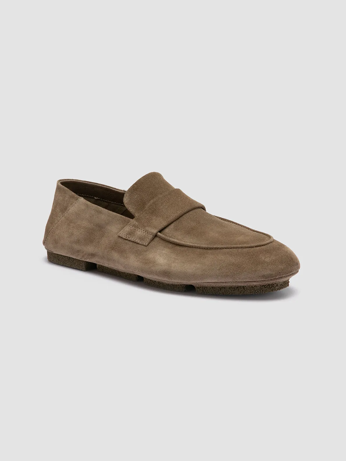 C-SIDE 001 - Taupe Suede Loafers