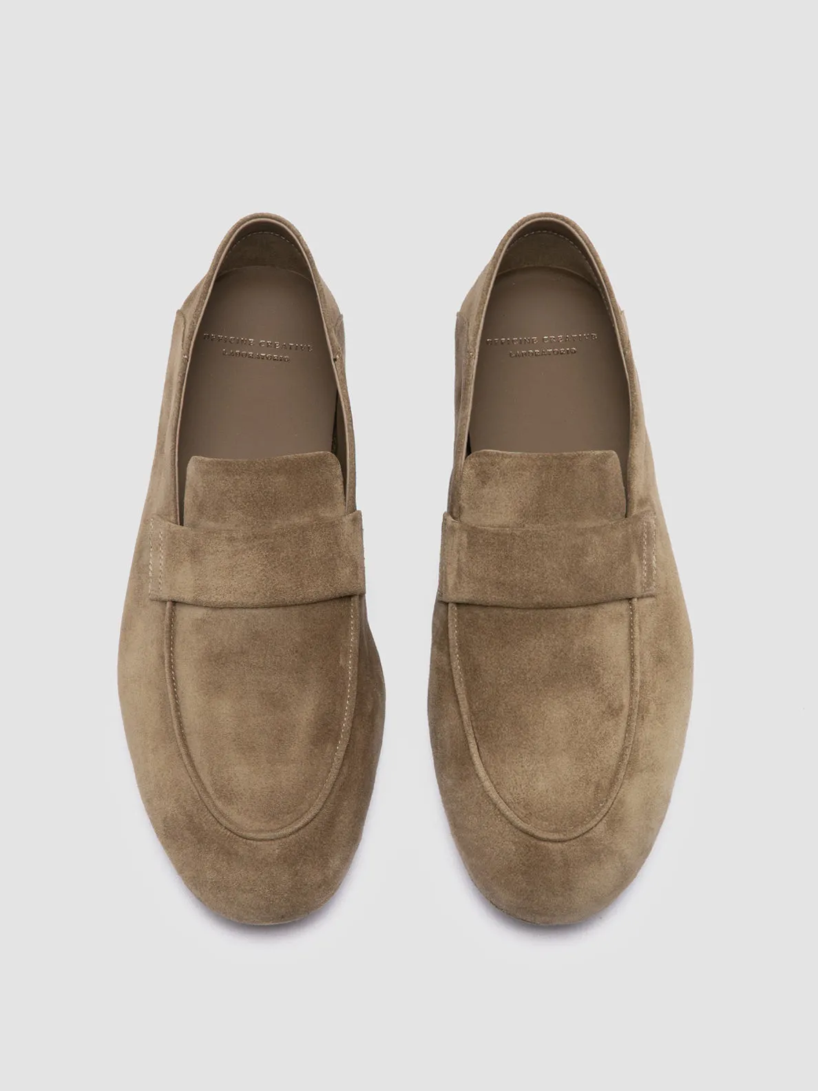 C-SIDE 001 - Taupe Suede Loafers