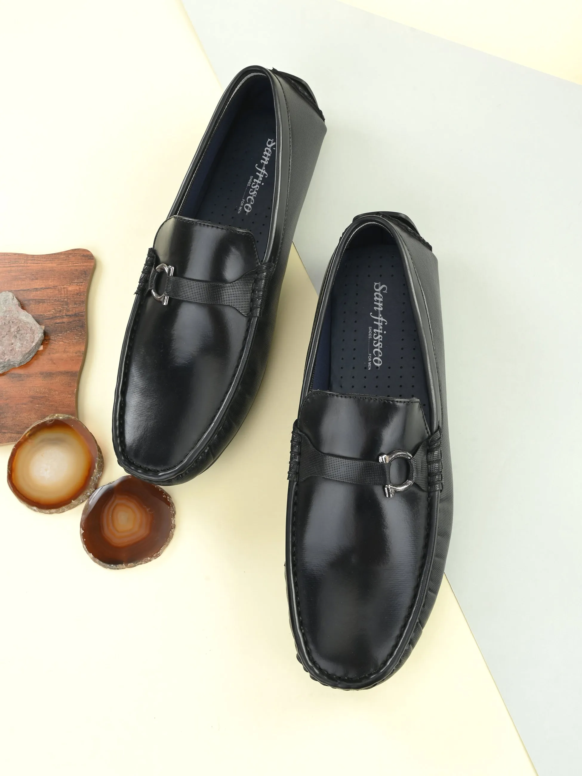 Cancun Black Driving Loafers