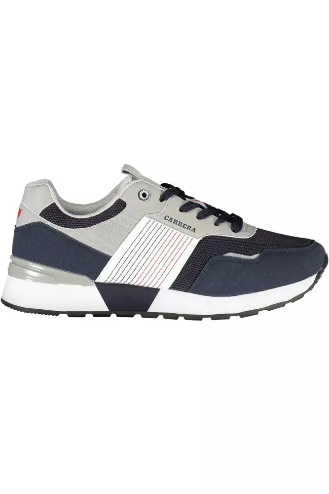 Carrera Blue Eco Leather Men Sneaker