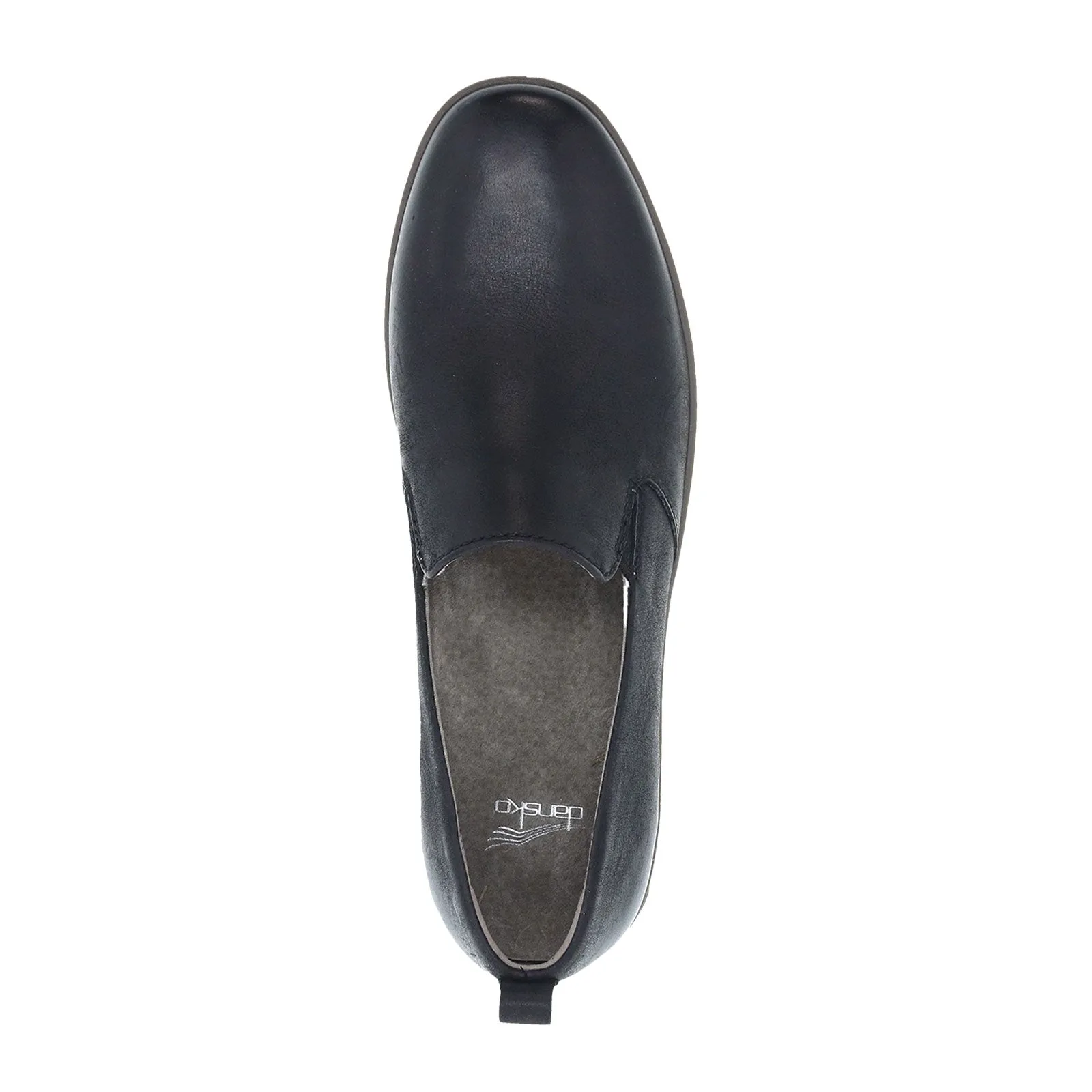 Dansko Linley Slip On (Women) - Black Burnished Calf