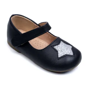 Fancy Star Pumps For Girls - Black (2020-41)