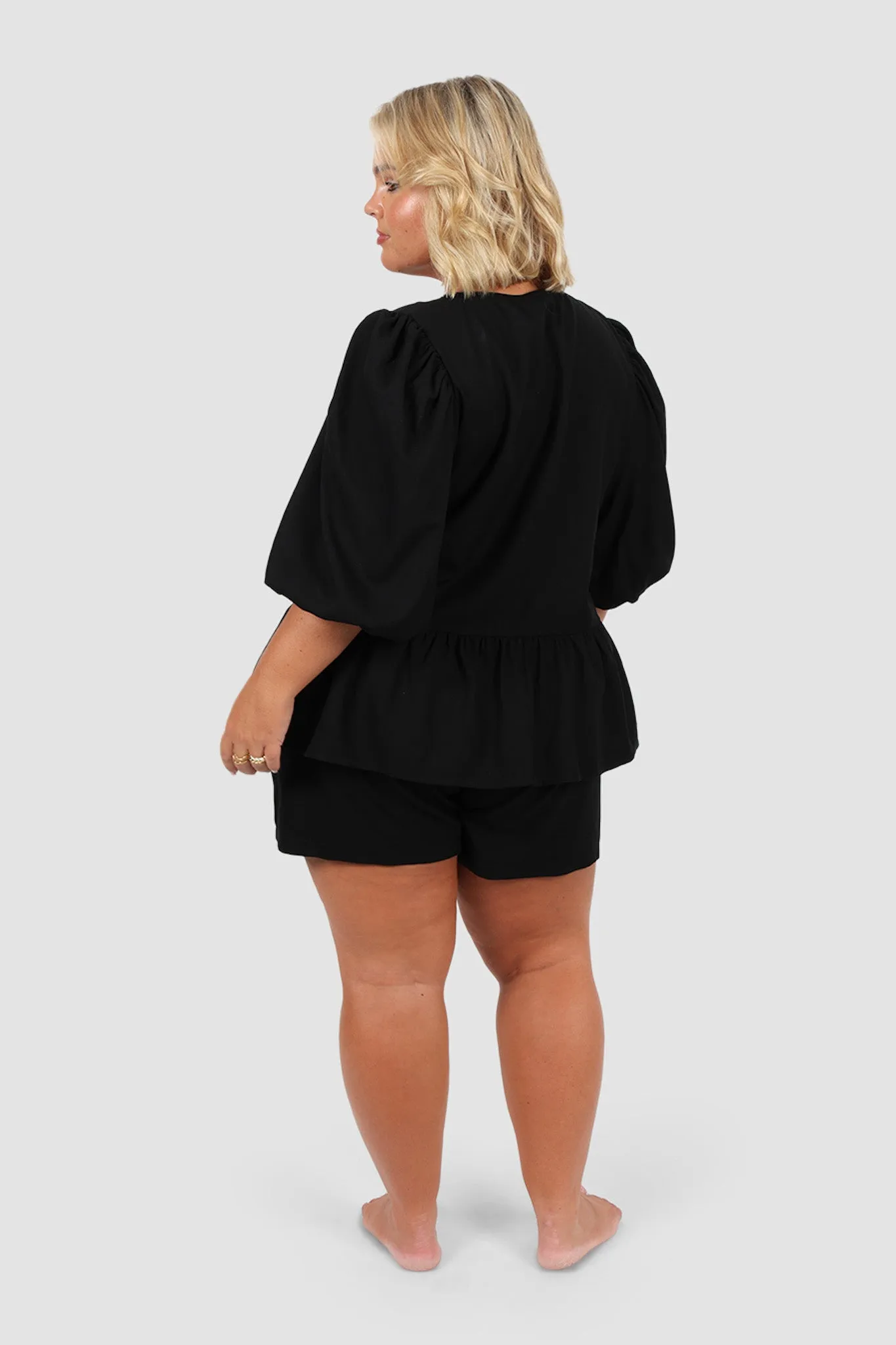 FAWN TOP BLACK