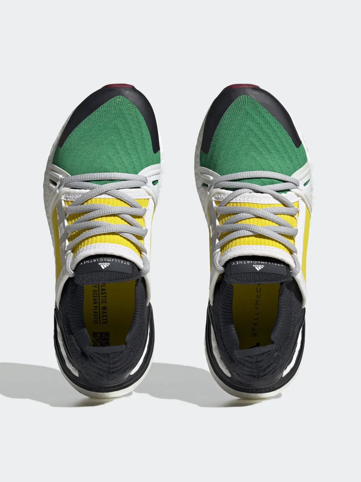 Green and Yellow Ultraboost 20 Trainers