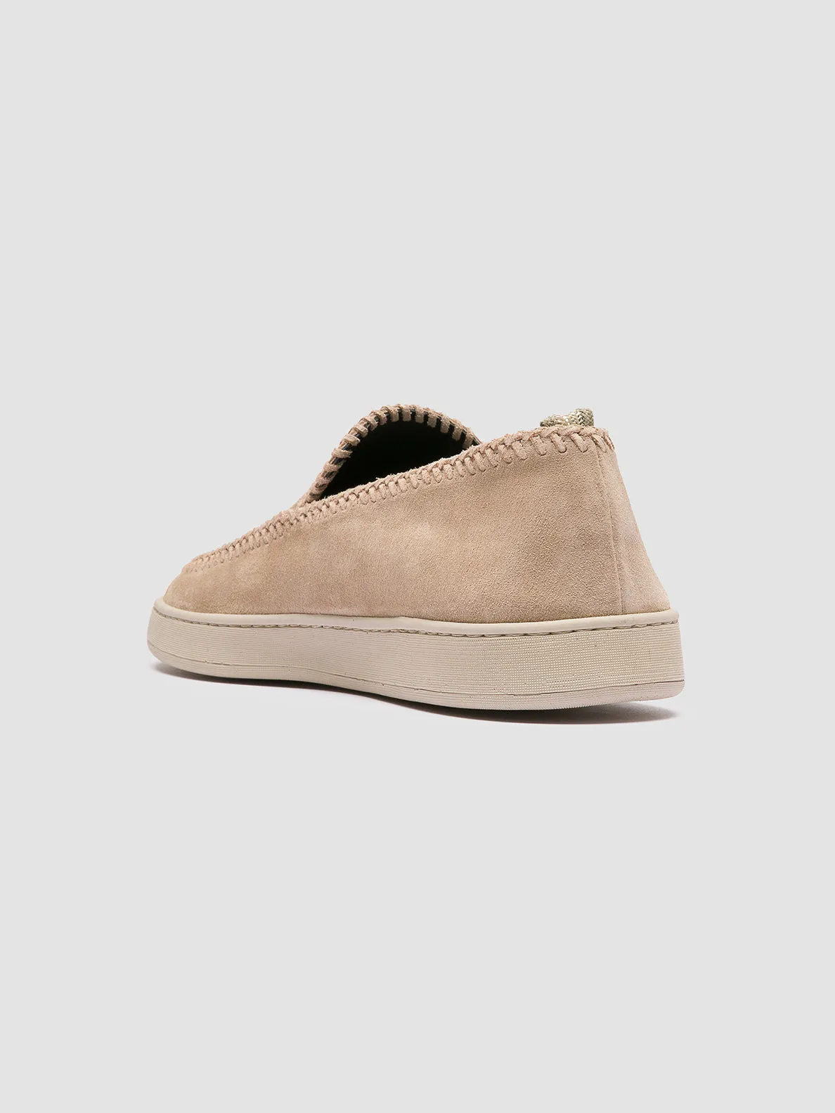 HERBIE 011 - Beige Suede Penny Loafers