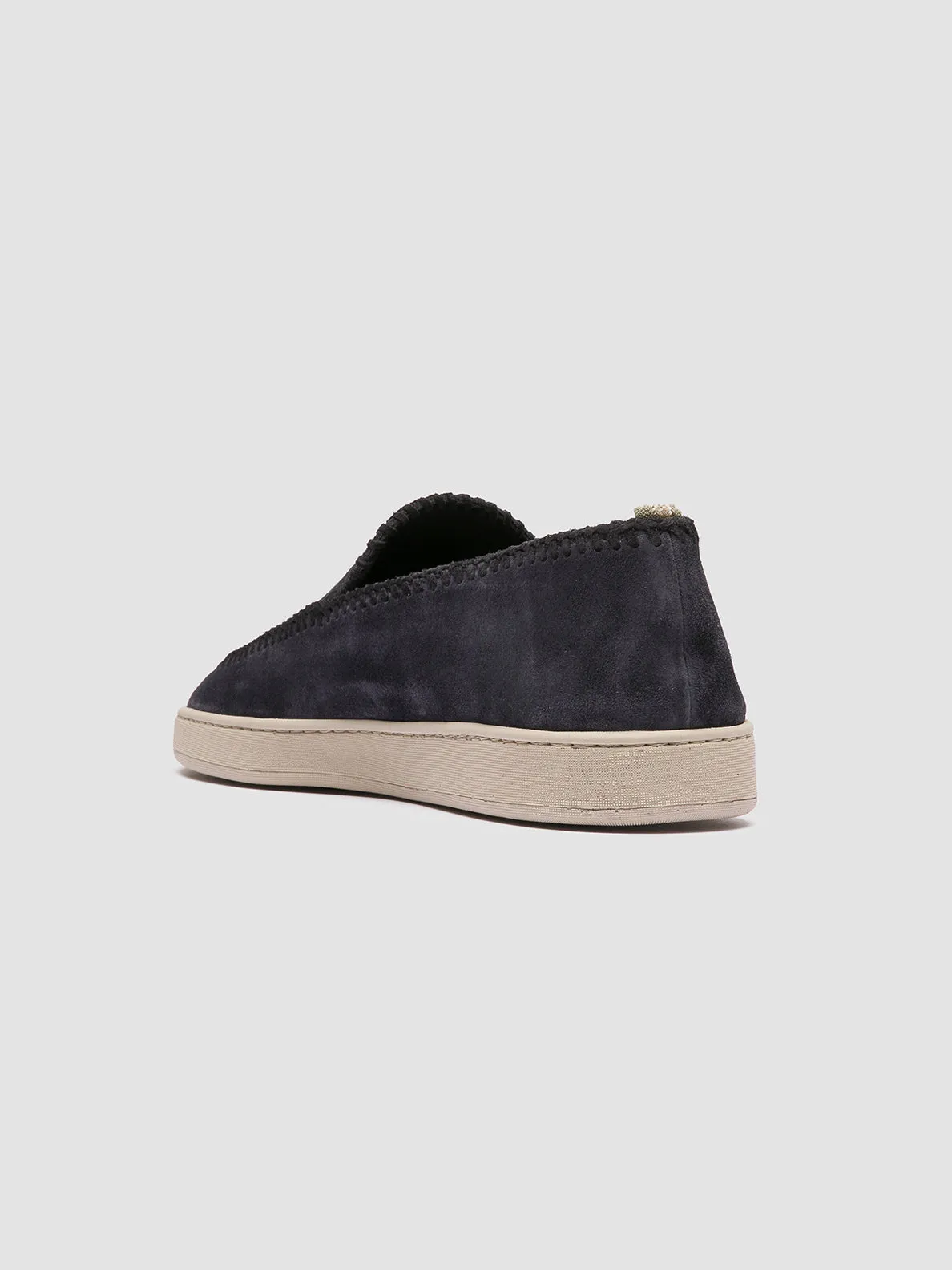 HERBIE 011 - Blue Suede Penny Loafers