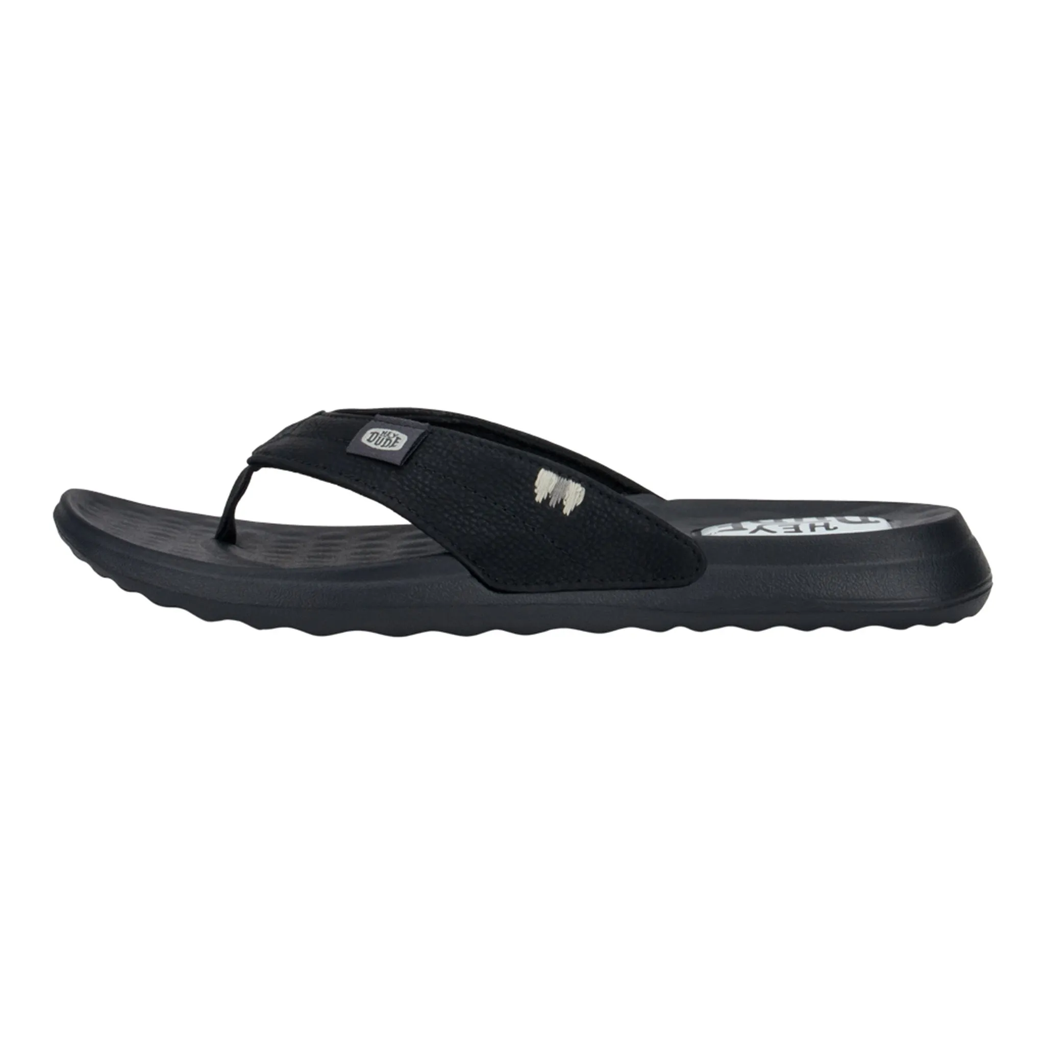 Hey Dudes Women's Christi Black Flip Flops