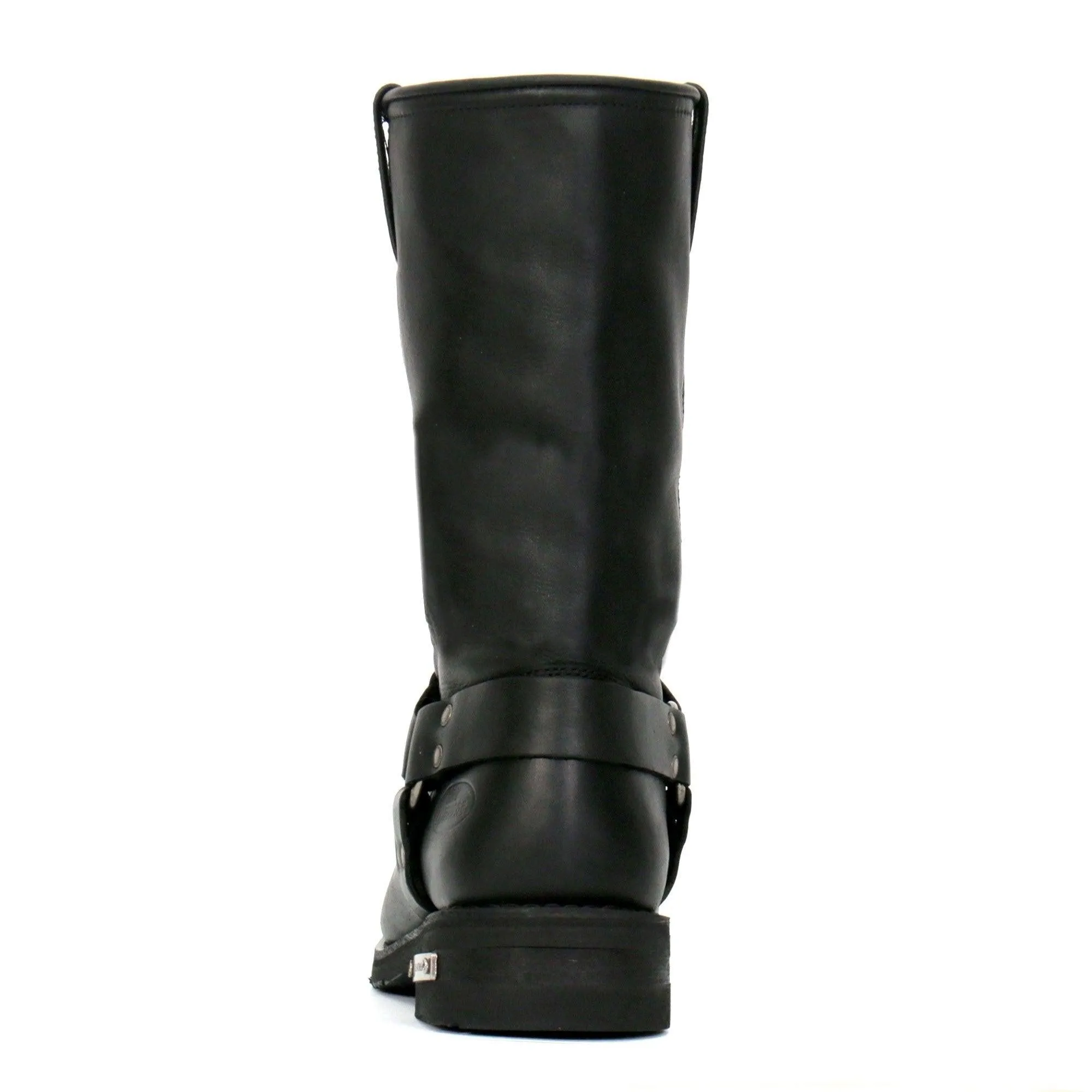 Hot Leathers Men's 11" Black Harness Boots