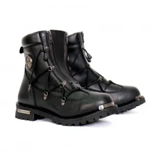 Hot Leathers Men's 7" Tall Lace Up Boots