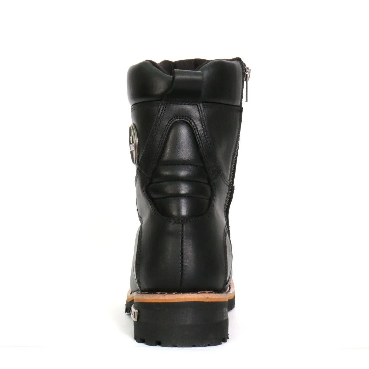 Hot Leathers Men's 8" Two-Tone Logger Boots