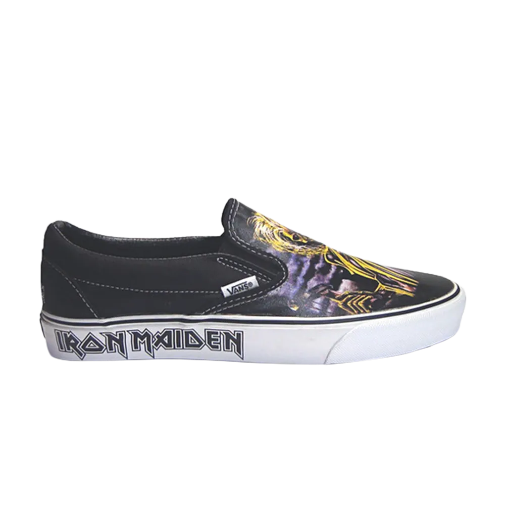 Iron Maiden x Classic Vans Slip-on, black