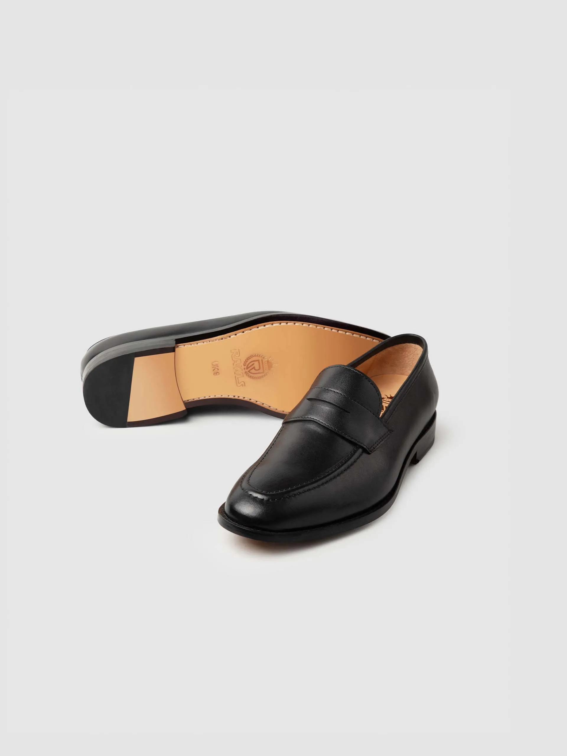 Lamar Penny Loafer - Black