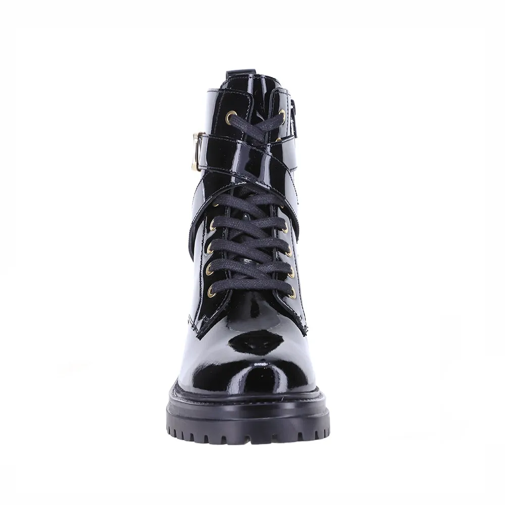 LE SANSA CAMERAN BLACK PATENT