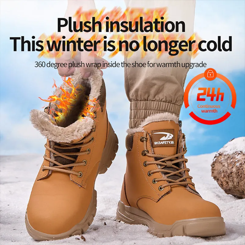 Leather Winter Safety Boots for Men(JB-679)