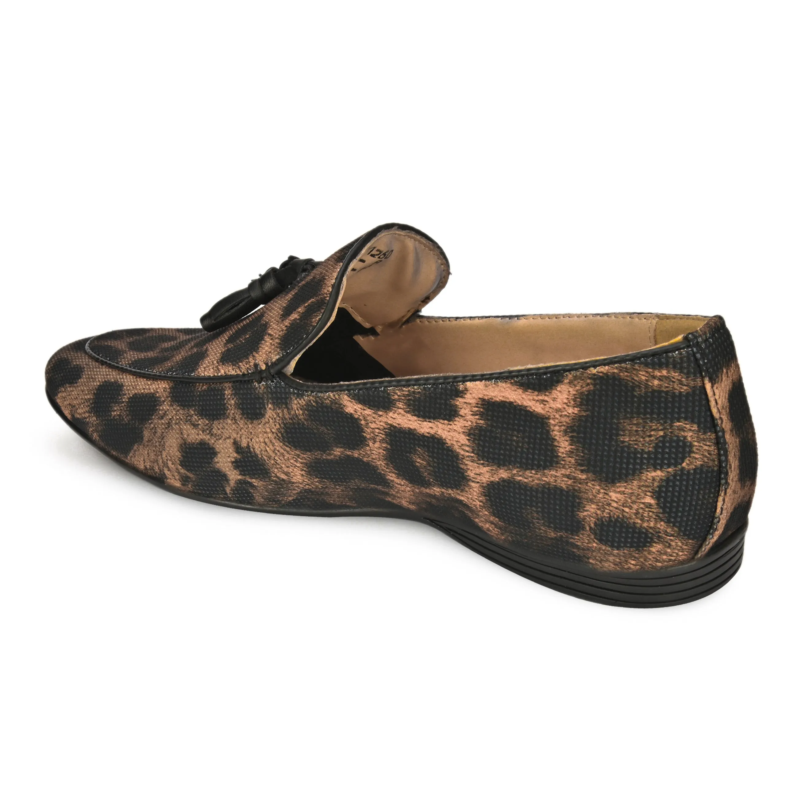 Leopart Print Tassel Loafers