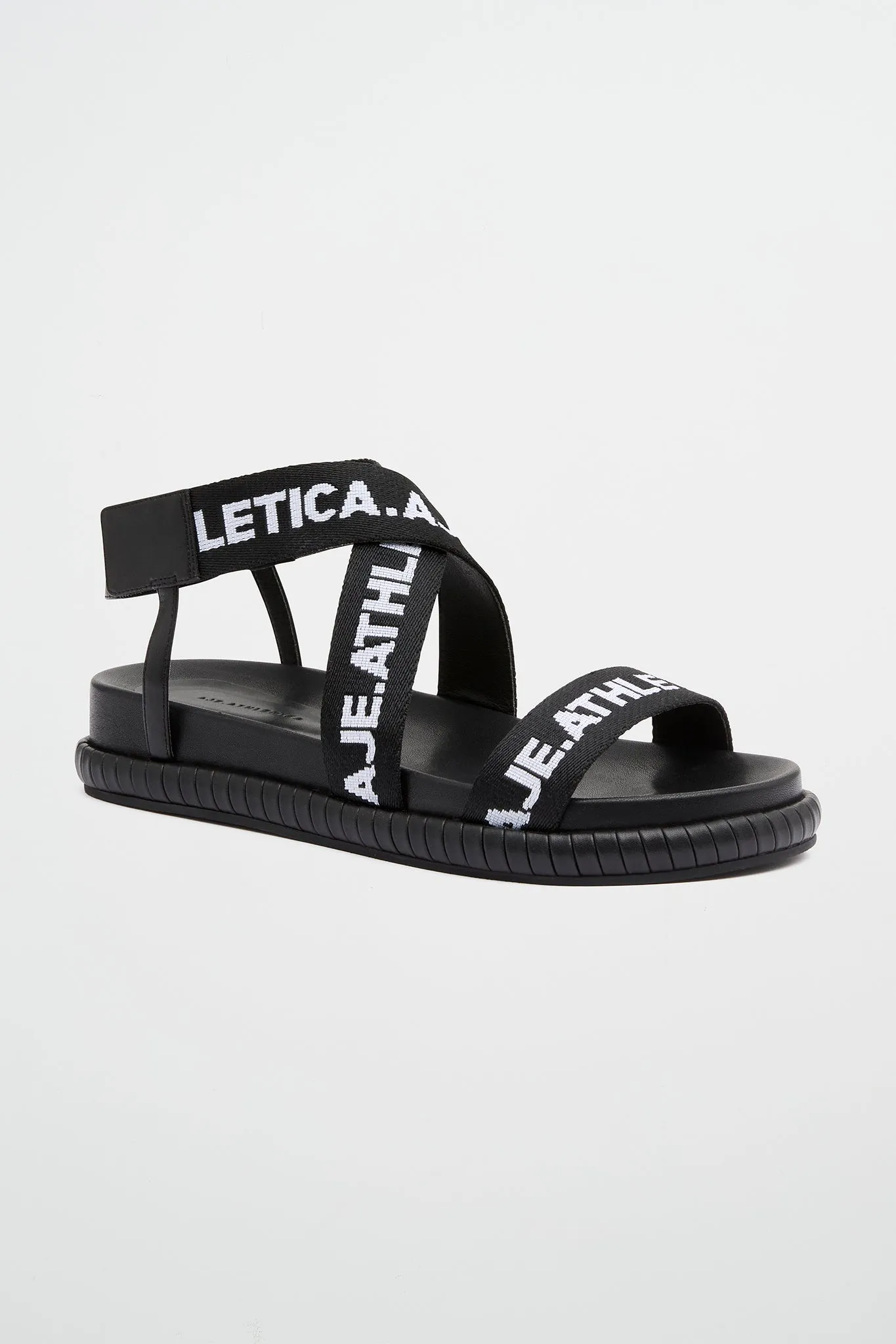 Logo Tape Platform Sandal 940