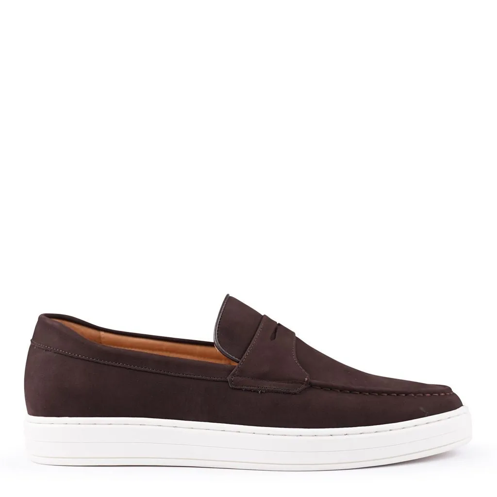 Magno Brown Slip-Ons