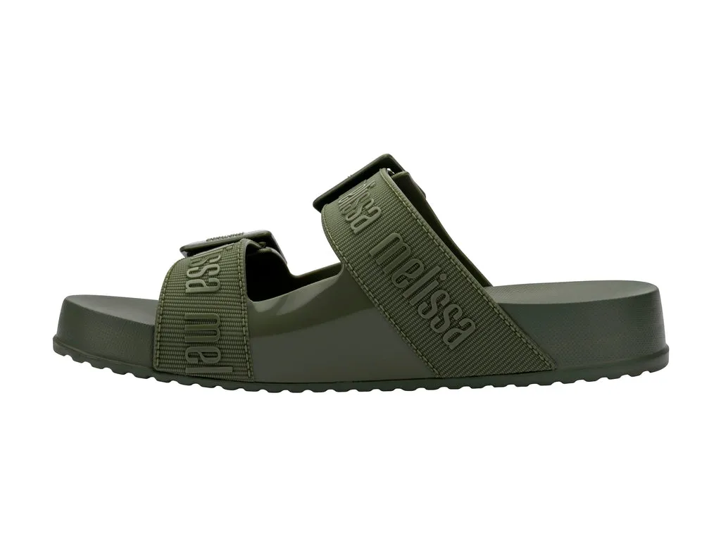 Melissa Cozy Slide M Lover AD Green Slip-Ons For Women