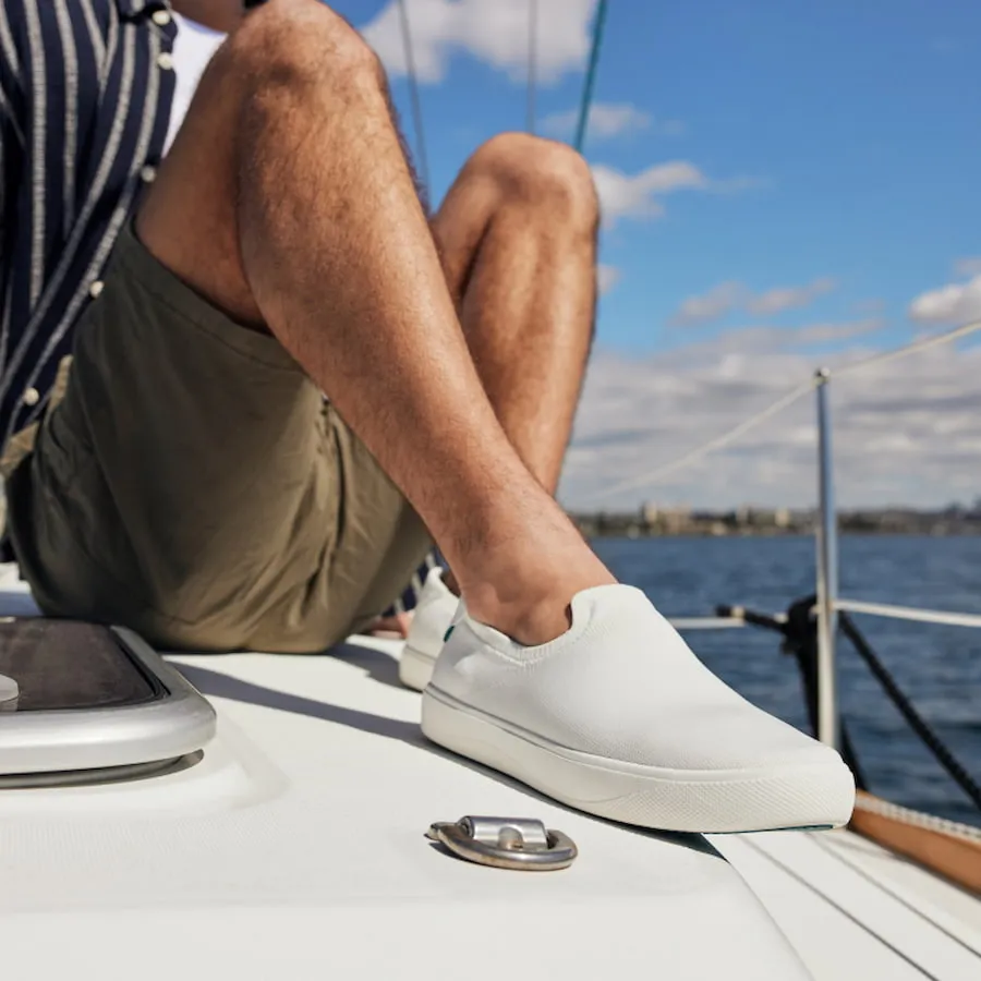 Men's Boardwalk Slip-On - Sail White