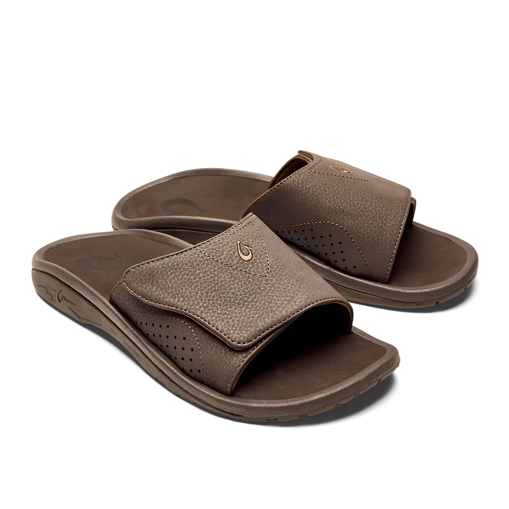 Men's Olukai Nalu Slide Color: Dark Java