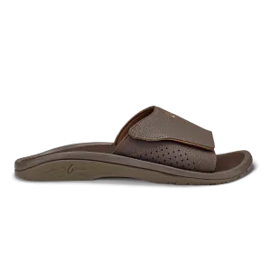 Men's Olukai Nalu Slide Color: Dark Java