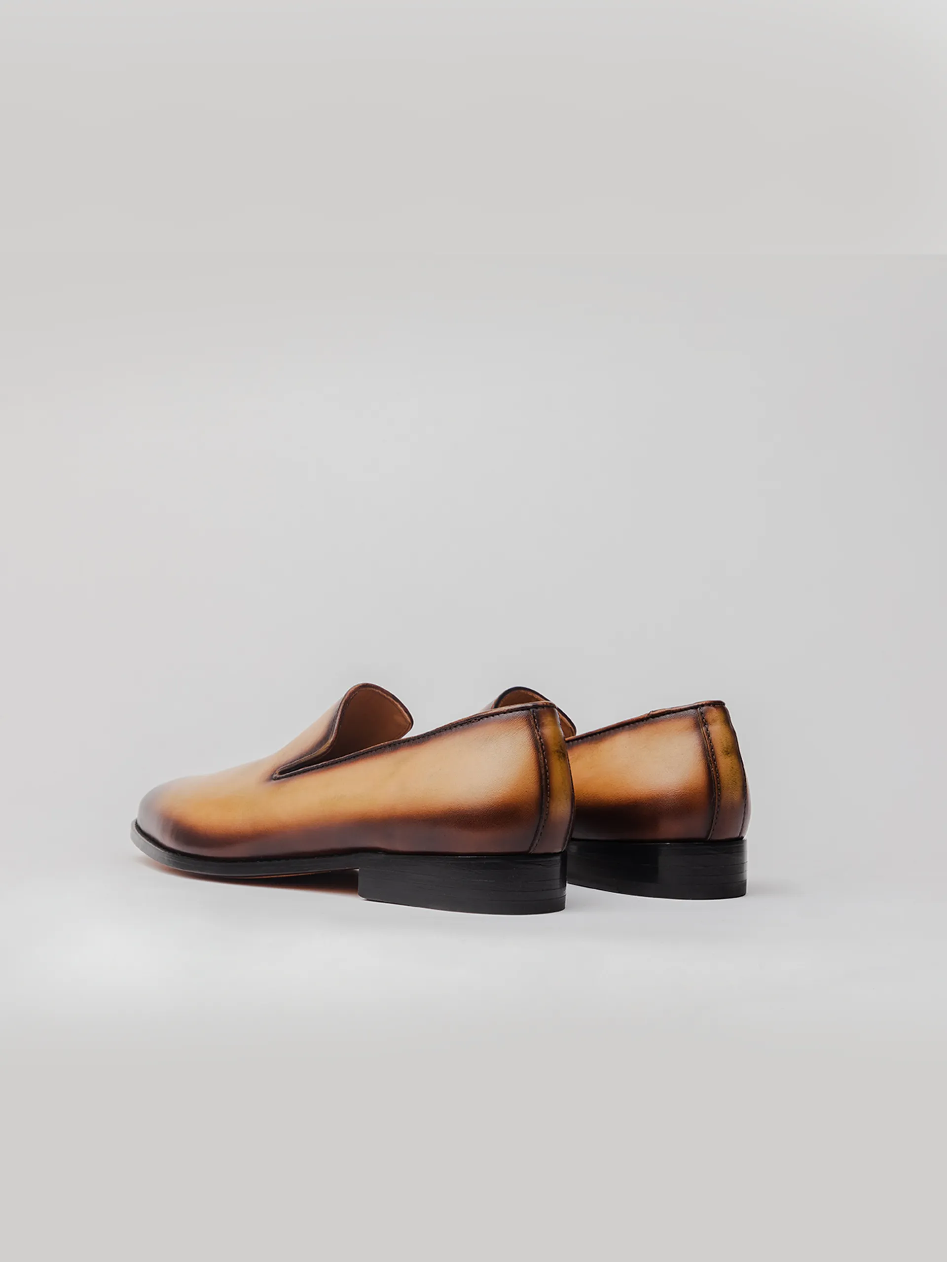 Murano Loafer - Mustard Patina