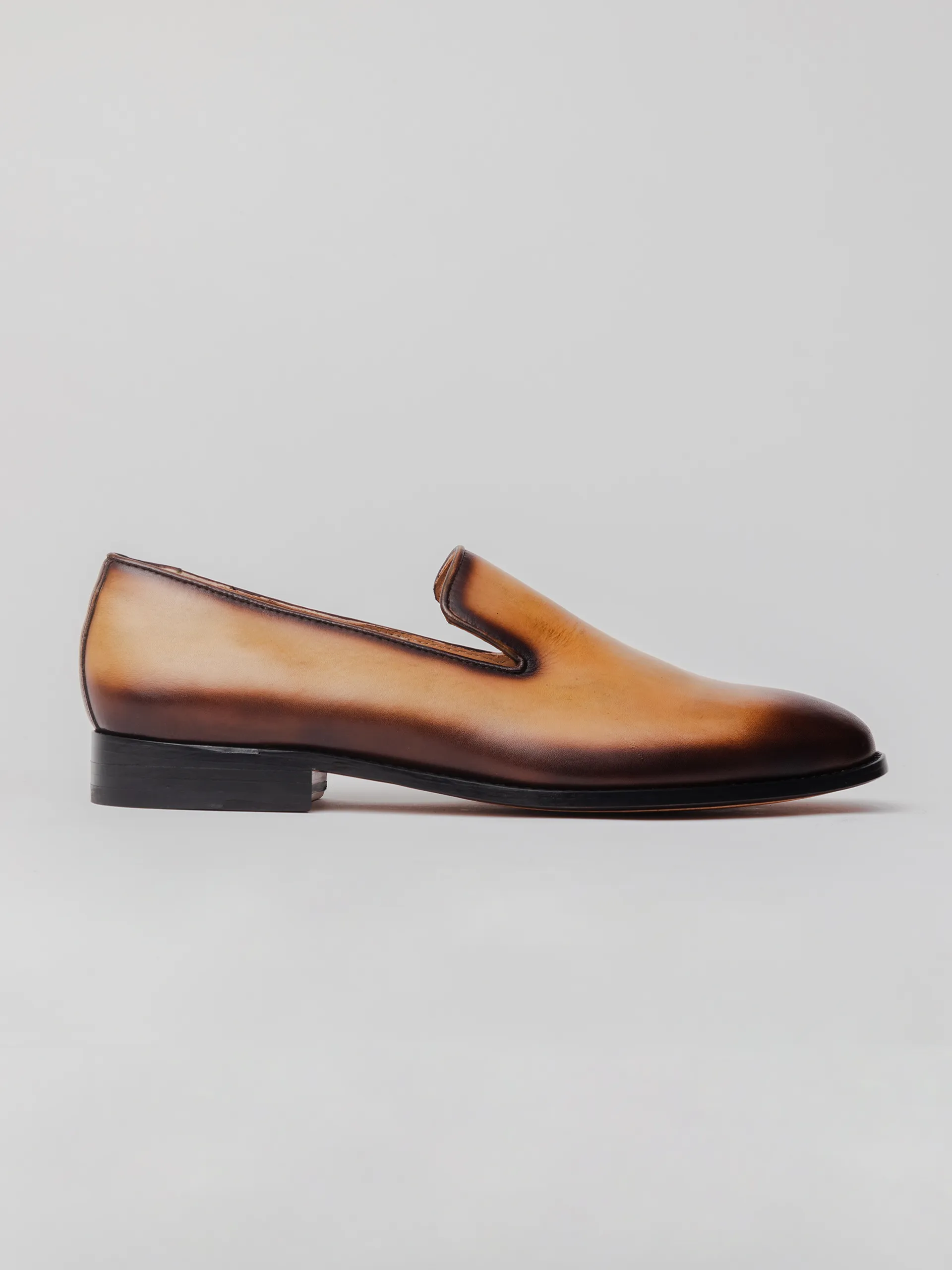 Murano Loafer - Mustard Patina