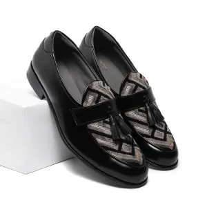 MUSK | BLACK TASSEL SLIP-ON