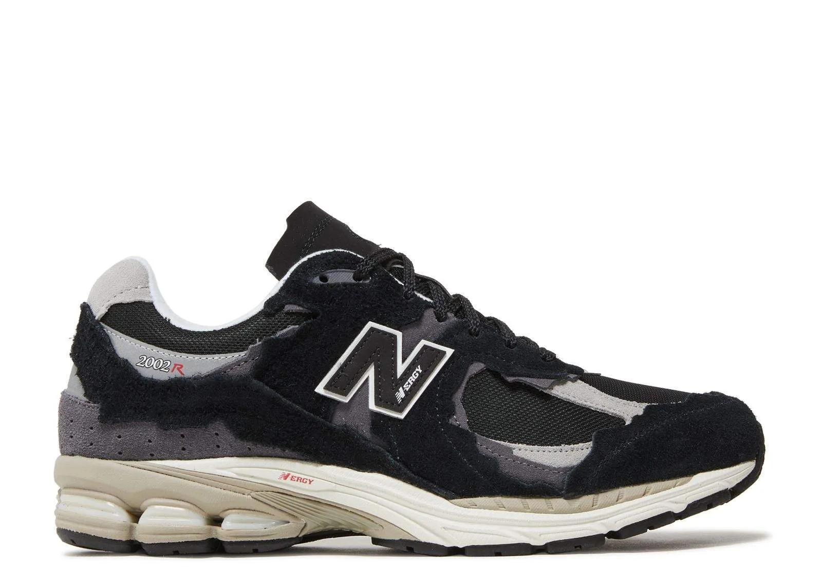 New Balance 2002 R Protection Pack Black Grey Revered Footwear