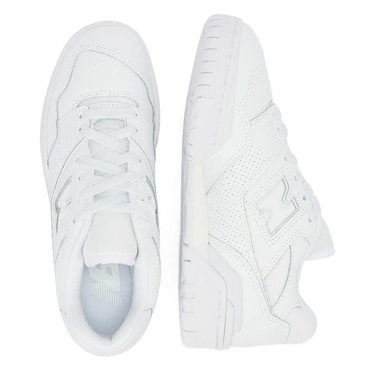 New Balance 550 Mono White Trainers