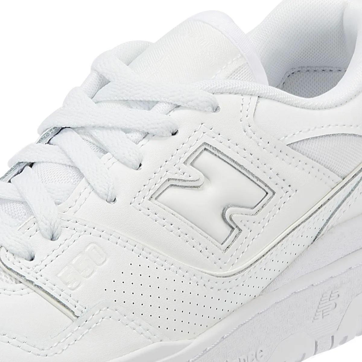 New Balance 550 Mono White Trainers