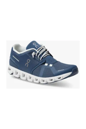 On Running Cloud 5 Women's Sneakers 59.98901 | Denim/White