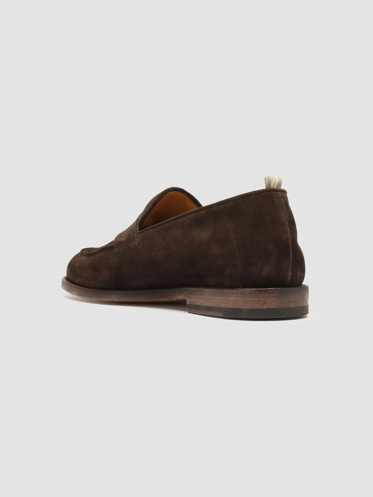 OPERA 001 - Brown Suede Penny Loafers