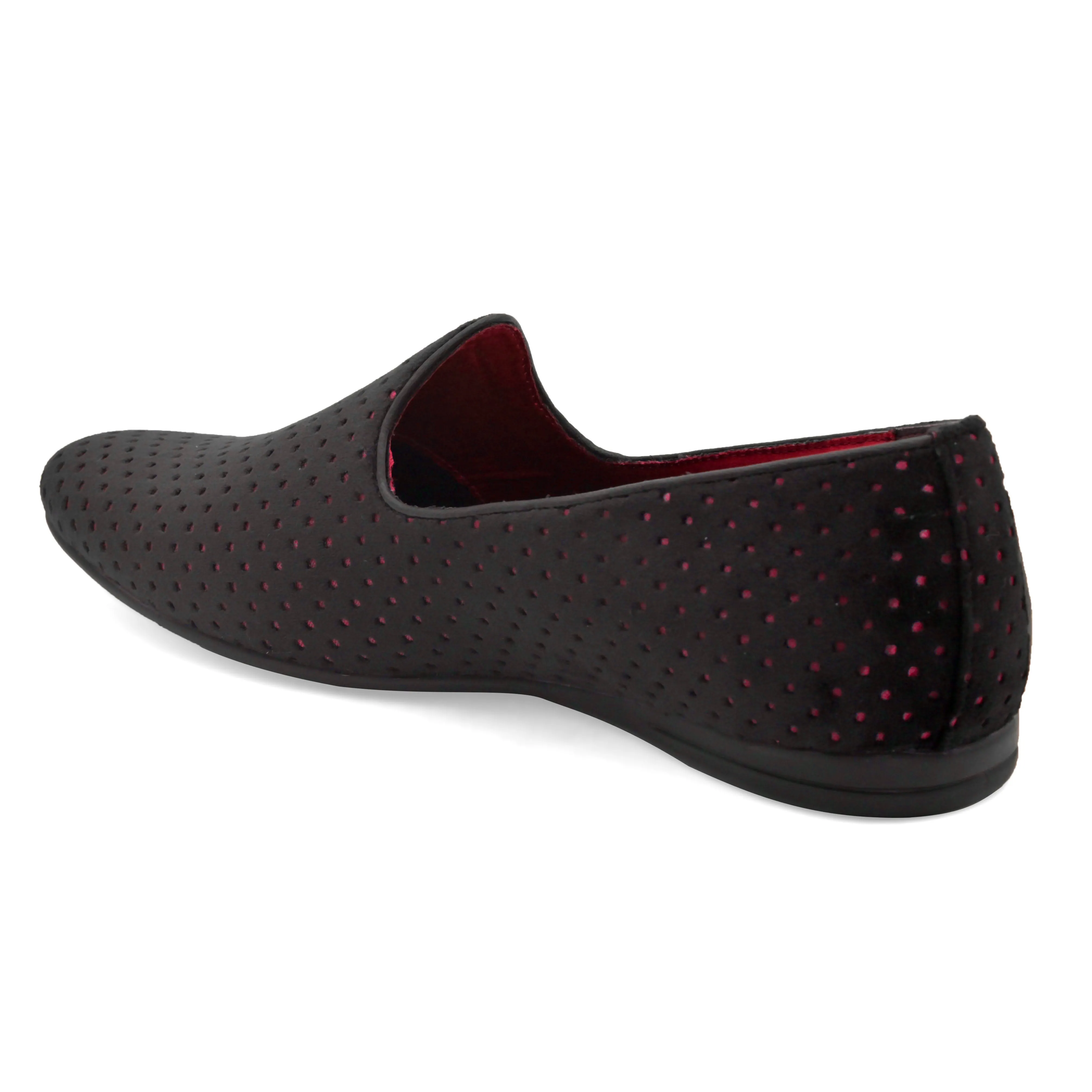 Ophelia Black-Red Loafers