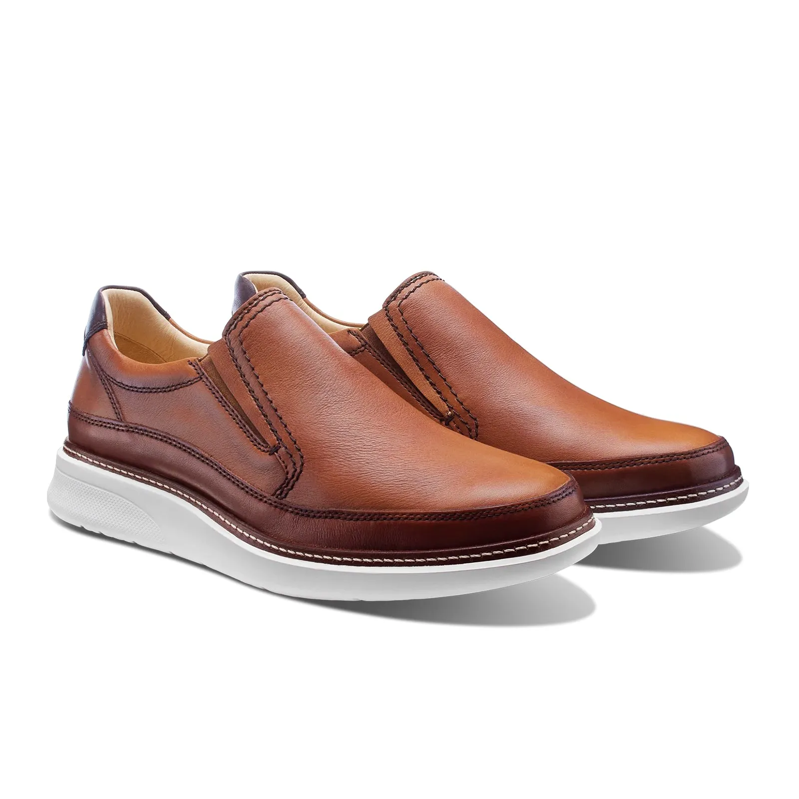 Samuel Hubbard Rafael Slip On (Men) - Tan Leather